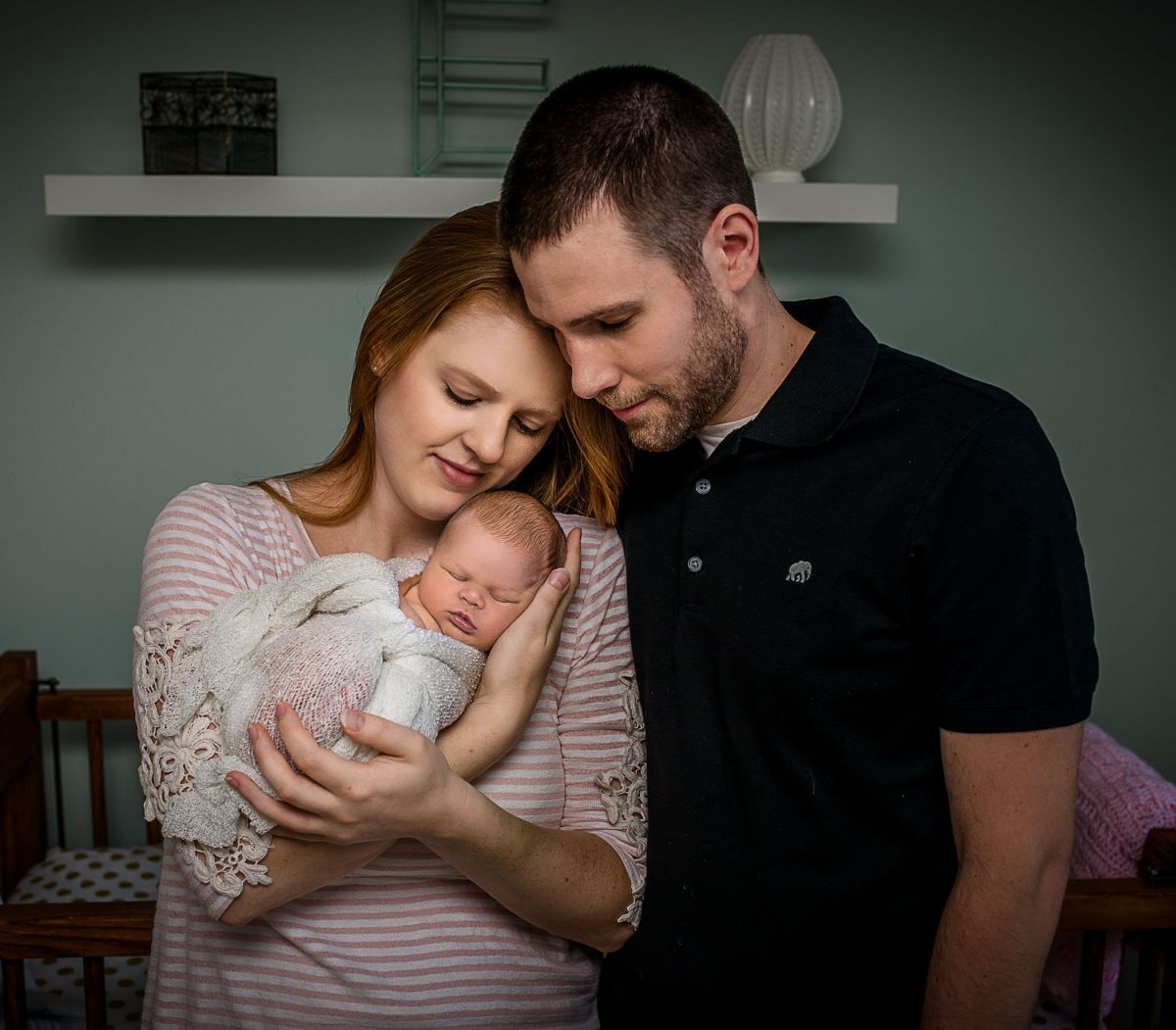 Emersyn Newborn At Home Photography Session Amston CT One Big