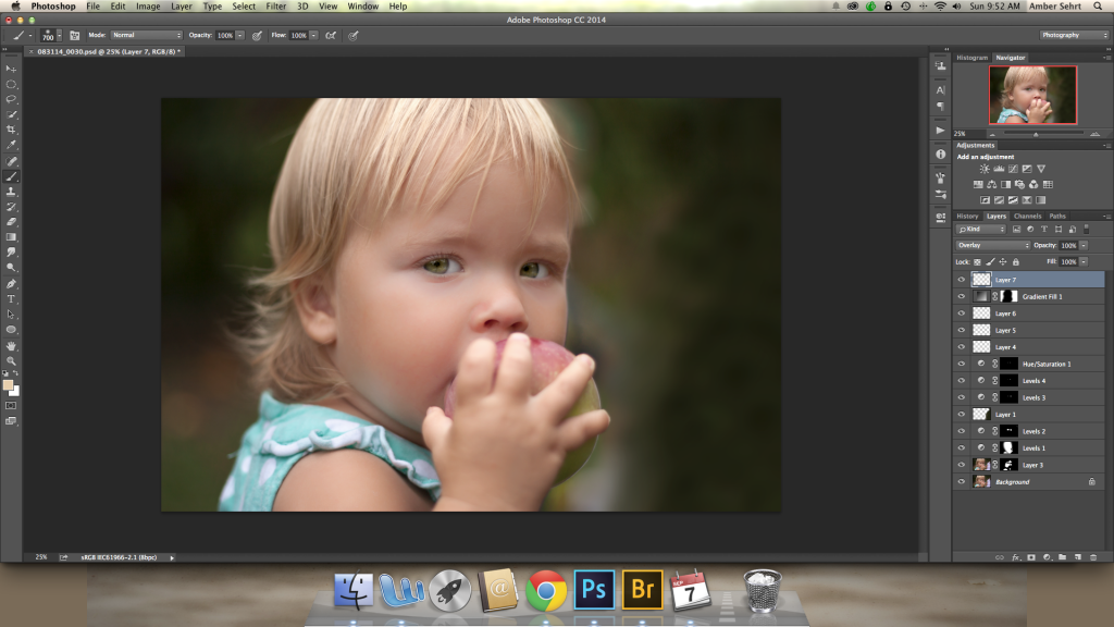 Image in Photoshop at end of process