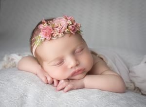 Cream Color Baby Photoshoot