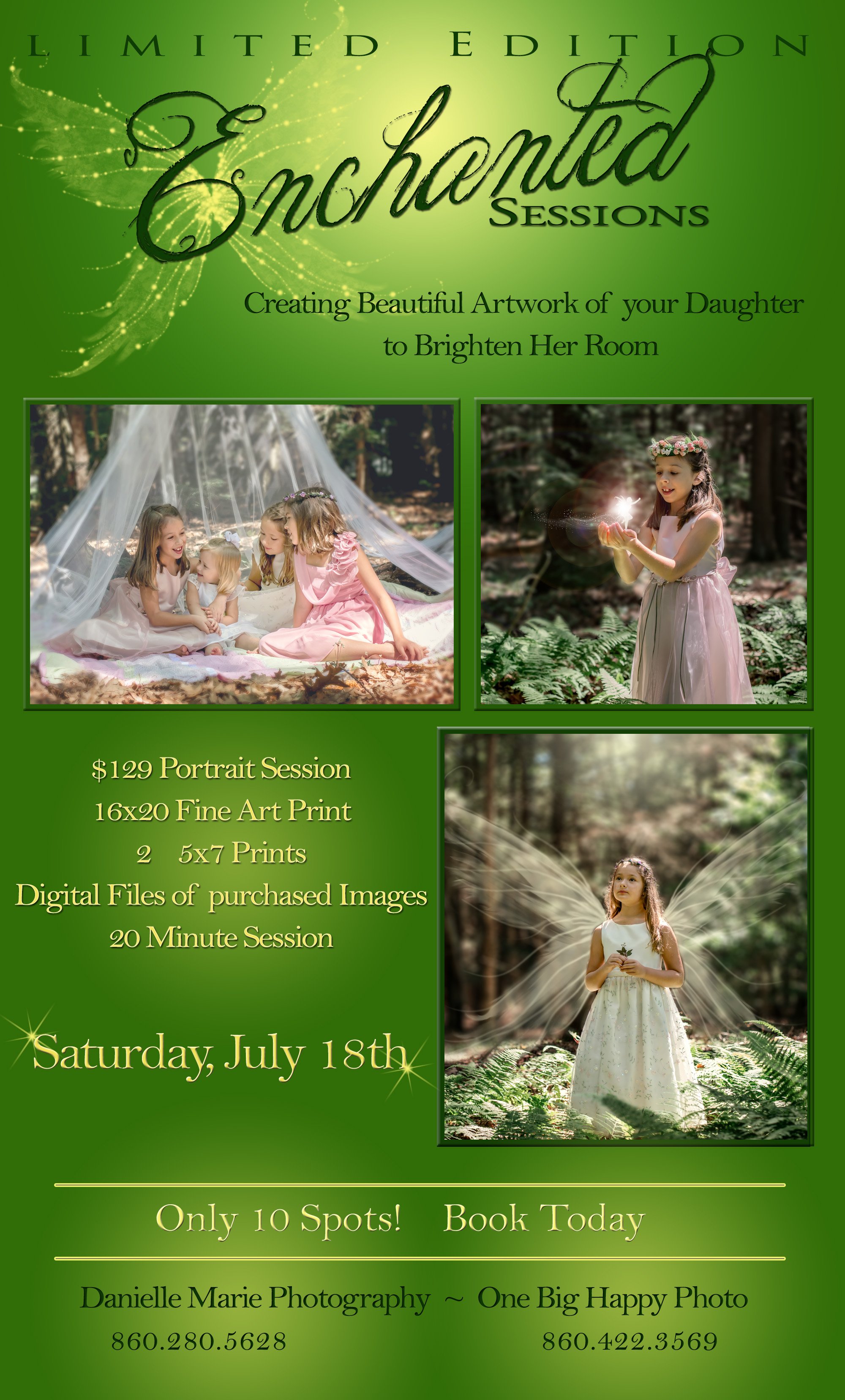 creating magical artwork of your daughter for her room