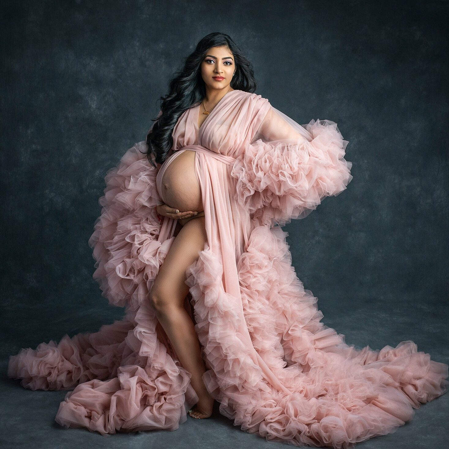 Indian Goddess Maternity Photographs | One Big Happy Photo