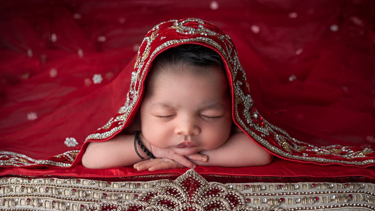 indian newborn baby