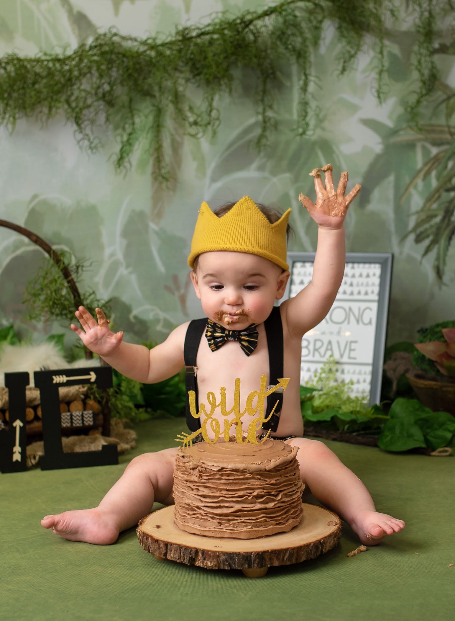 cake smash photography glastonbury ct first birthday photos