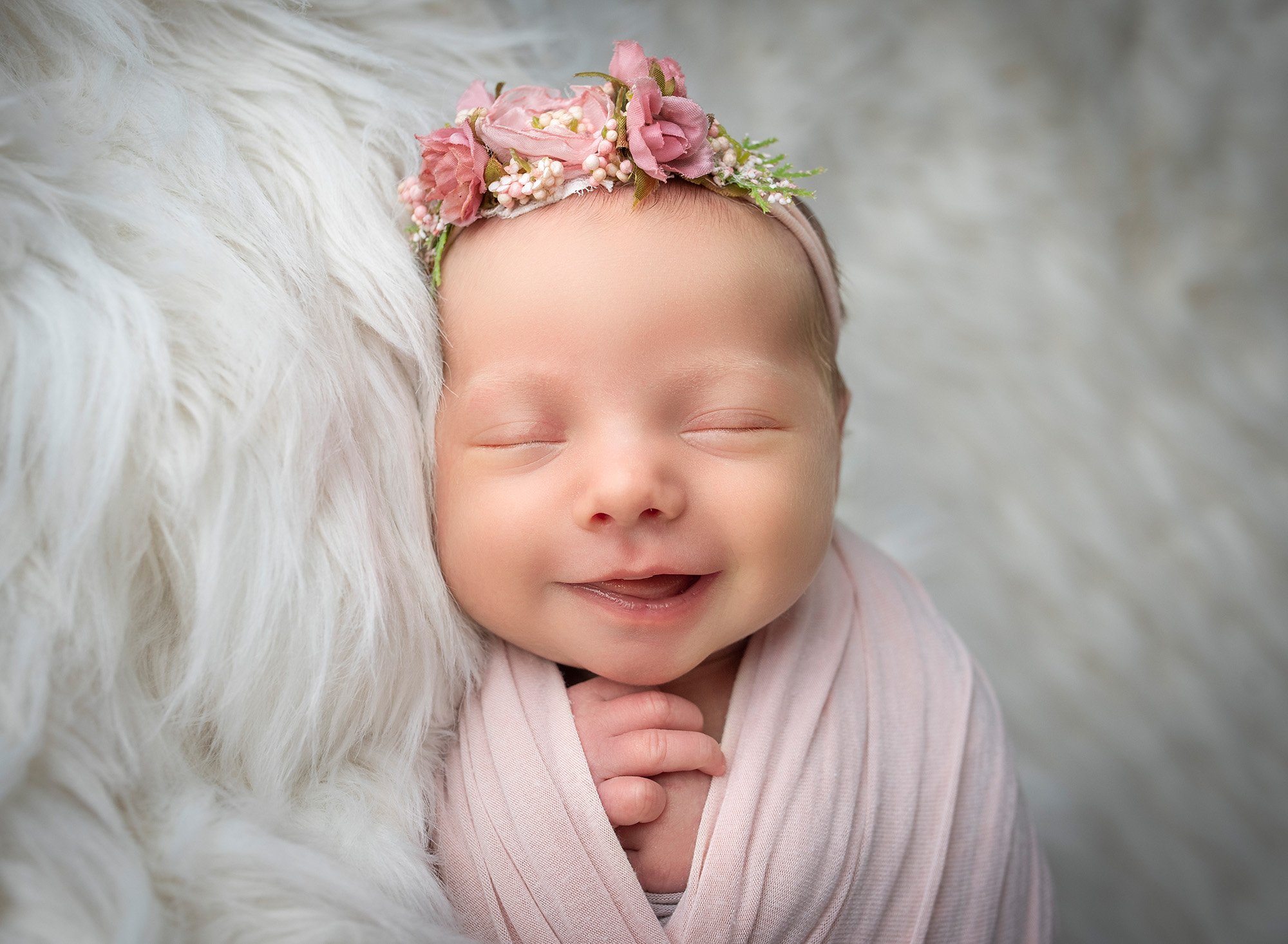 baby smiling